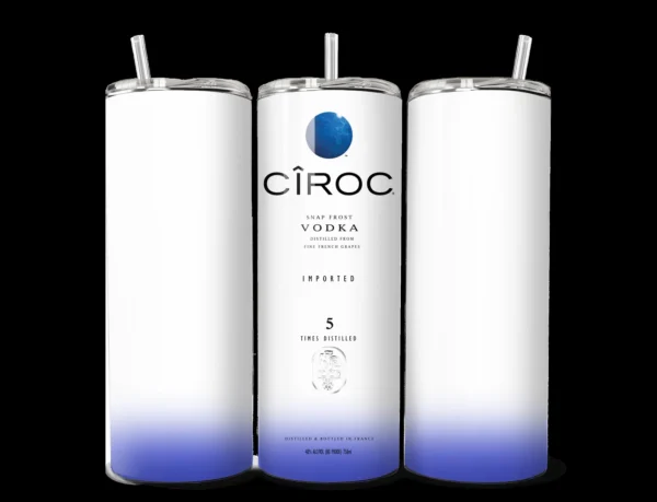 600ml Tumbler (Ciroc Vodka) - Insulated Stainless Steel Drinkware - Image 6