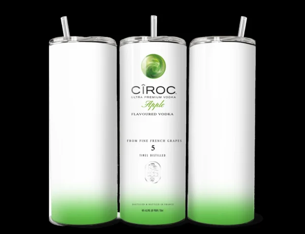 600ml Tumbler (Ciroc Vodka) - Insulated Stainless Steel Drinkware - Image 5