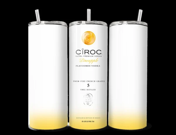 600ml Tumbler (Ciroc Vodka) - Insulated Stainless Steel Drinkware - Image 4