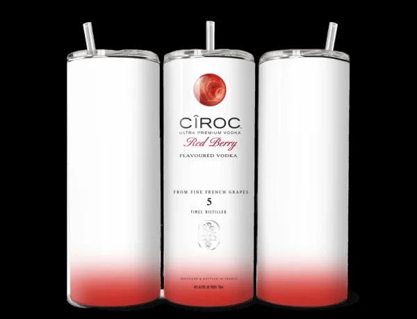 600ml Tumbler (Ciroc Vodka) - Insulated Stainless Steel Drinkware - Image 3