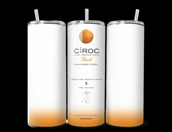 600ml Tumbler (Ciroc Vodka) - Insulated Stainless Steel Drinkware - Image 2