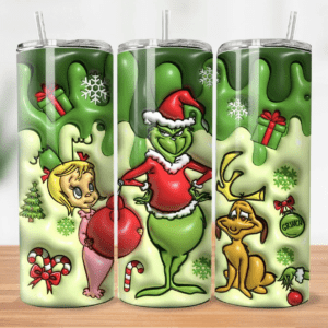 600ml xmas tumbler