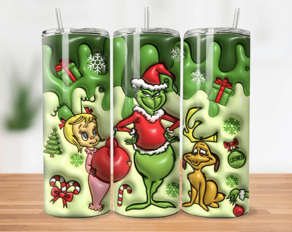 600ml xmas tumbler